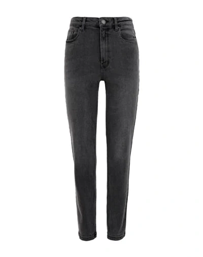 Vero Moda Mom Jean With High Rise In Washed Black | ModeSens