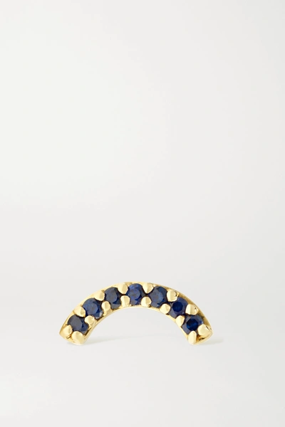 Andrea Fohrman 14-karat Gold Sapphire Earring