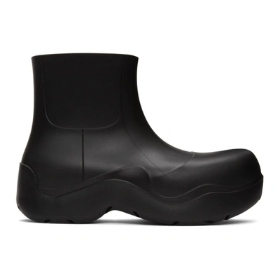 Bottega Veneta The Puddle Biodegradable-rubber Ankle Boots In Black