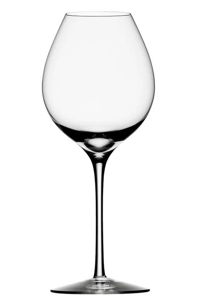 Orrefors 'difference' Fruit Wine Glass In Clear