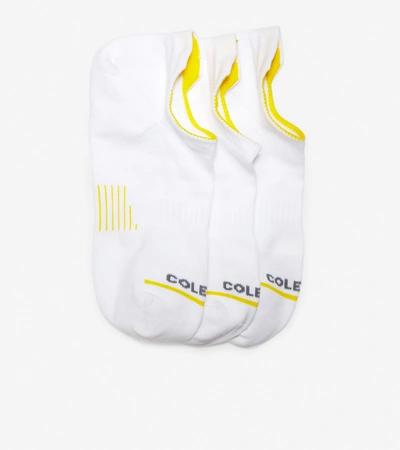 Cole Haan Men's Zerøgrand 3-pair Liner Socks - White