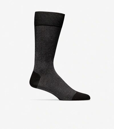 Cole Haan Pique Textured Crew Socks