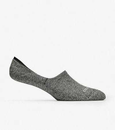 Cole Haan Men's Casual Cushion Sock Liner - 2 Pack - Black