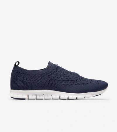 Cole Haan Women's Zerøgrand Stitchlite Oxfords - Blue Size 9