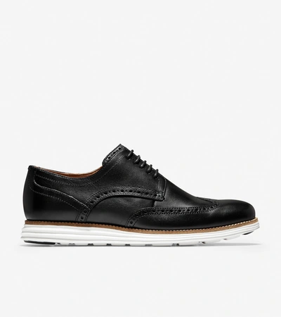 Cole Haan Men's Øriginalgrand Wingtip Oxford Dress Shoe Men's Shoes In Black-white