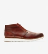 Cole Haan Men's Øriginal Grand Chukka Boot - Brown Size 8 In Woodbury-ivory