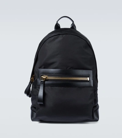 Tom Ford Buckley Oversized Backpack In Black