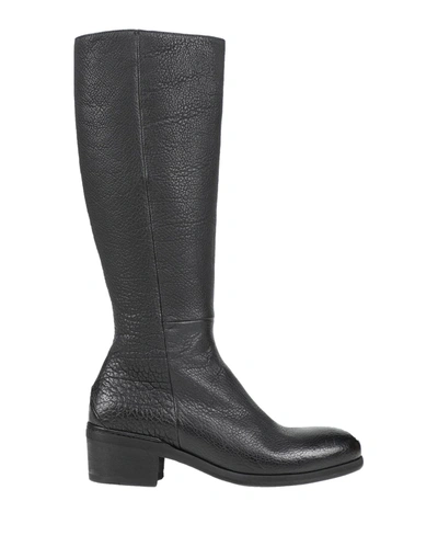 Pantanetti Leather Boots In Black