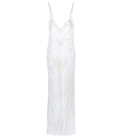 Rodarte Bridal Embellished Tulle Gown In White