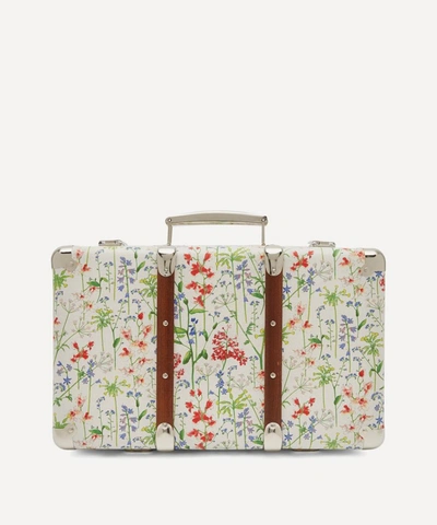 Liberty London Theodora Tana Lawn Cotton Wrapped Suitcase In White