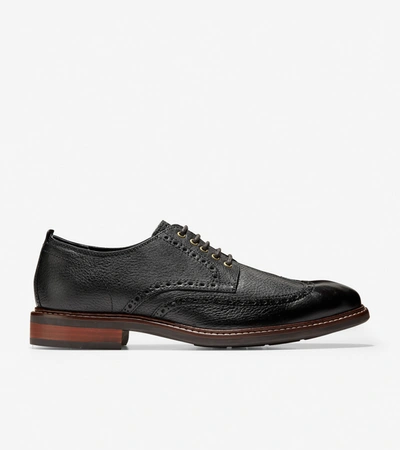 Cole Haan Watson Casual Wingtip Oxford In Black