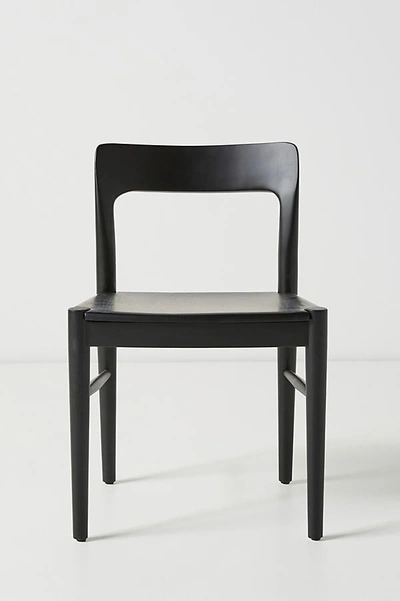 Anthropologie Heritage Dining Chair In Black