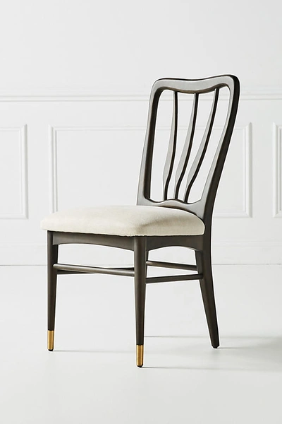 Anthropologie Haverhill Dining Chair In Grey