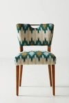 Anthropologie Wyatt Dining Chair In Blue