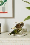 Anthropologie Marble Wine Rack By  In Brown Size S