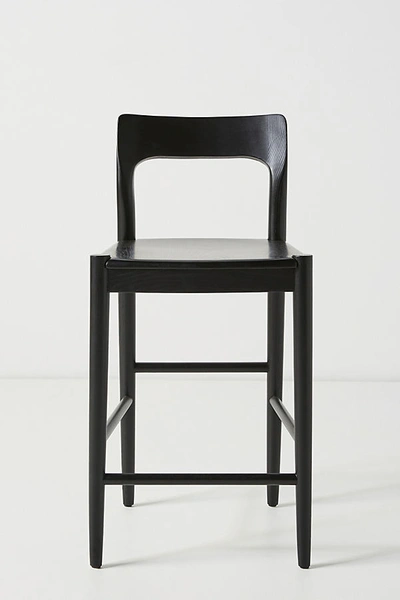 Anthropologie Heritage Counter Stool In Black