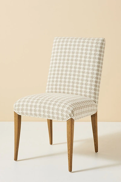 Anthropologie Enigma Tia Dining Chair In Beige