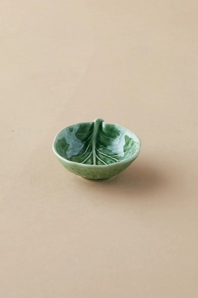 Anthropologie Ceramic Cabbage Salt Cellar In Green