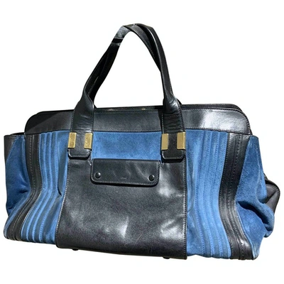 Pre-owned Chloé Alice Handbag In Blue
