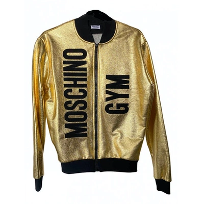 Pre-owned Moschino Gold Jacket