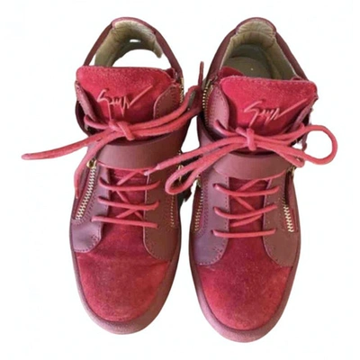 Pre-owned Giuseppe Zanotti Trainers In Red