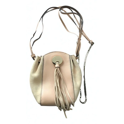 Pre-owned Chloé Ecru Leather Handbag