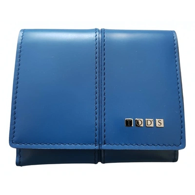 Pre-owned Tod's Leather Small Bag In Blue