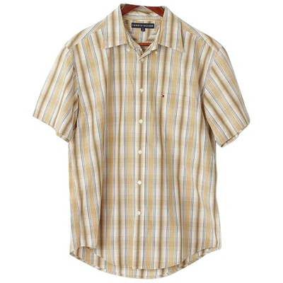 Pre-owned Tommy Hilfiger Shirt In Brown