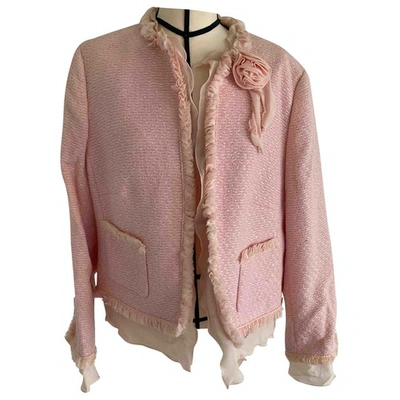 Pre-owned Escada Wool Jacket In Pink
