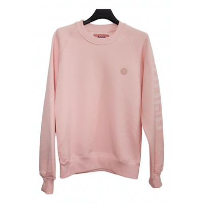 Pre-owned Acne Studios Pink Cotton Knitwear