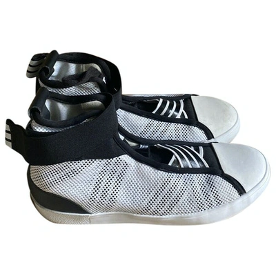 Pre-owned Y-3 Cloth Trainers In White