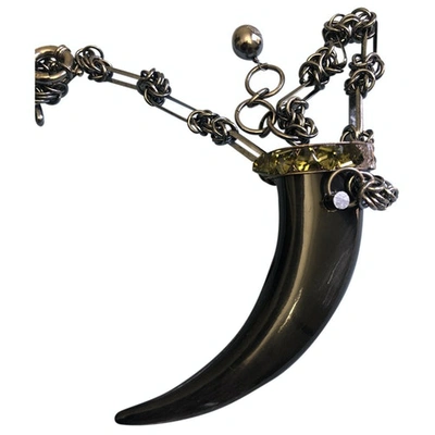 Pre-owned Lanvin Necklace In Black