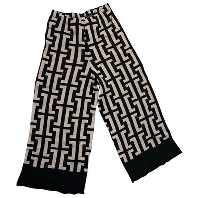 Pre-owned Circus Hotel Black Wool Trousers