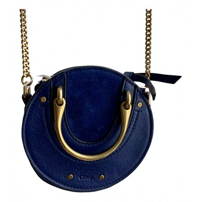 Pre-owned Chloé Pixie Blue Leather Handbag