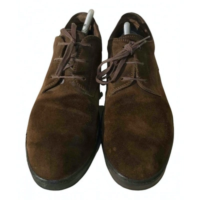 Pre-owned Tod's Lace Ups In Brown