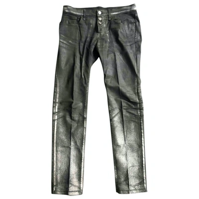 Pre-owned Gucci Trousers In Black