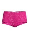 Hanky Panky Signature Lace Retro V-kini In Electric Purple