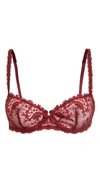 Simone Perele Wish Demi Cup Bra In Wine