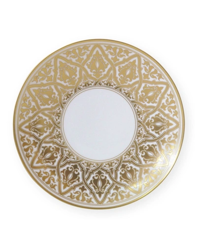Bernardaud Venise Coupe Salad Plate In White/gold