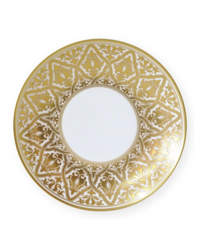 Bernardaud Venise Coupe Bread & Butter Plate In White/gold