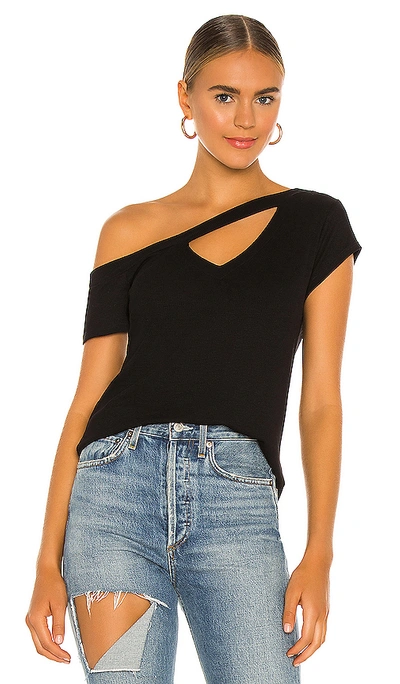 Lna Ribbed Klane Top In Black