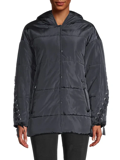 Maje Lace Puffer Jacket ModeSens