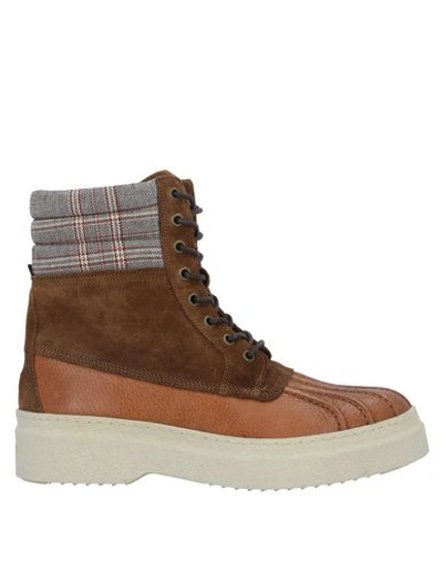 Tommy Hilfiger Ankle Boots In Tan