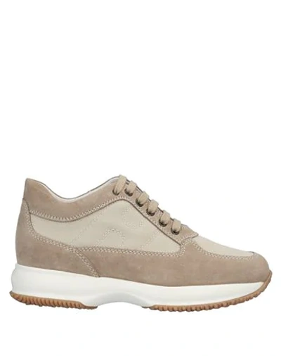 Hogan Sneakers In Beige
