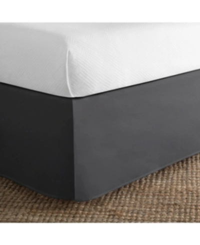 Today's Home Cotton Blend Tailored Queen Bed Skirt Bedding In Grey