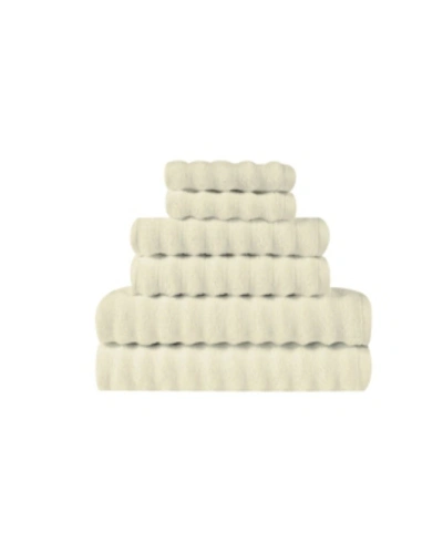 Truly Soft Zero Twist 6 Pieces Towel Set Bedding In Beige