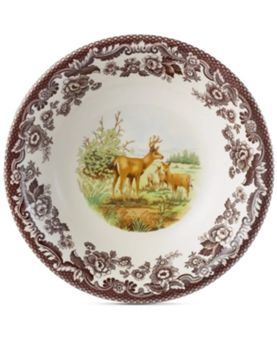 Spode Woodland Cereal Bowl In Brown