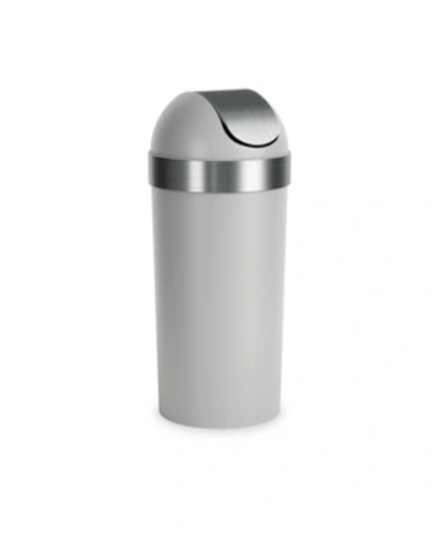 Umbra Venti 16.5 Gallon Trash Can In Gray