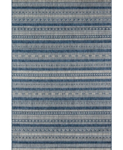 Novogratz Villa Vi-04 Blue 3'11" X 5'7" Outdoor Area Rug