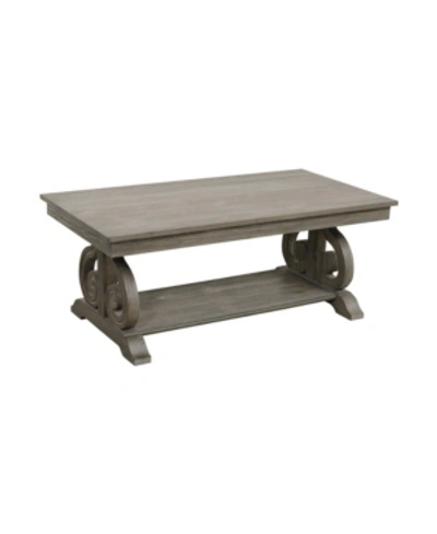 Homelegance Huron Cocktail Table In Brown